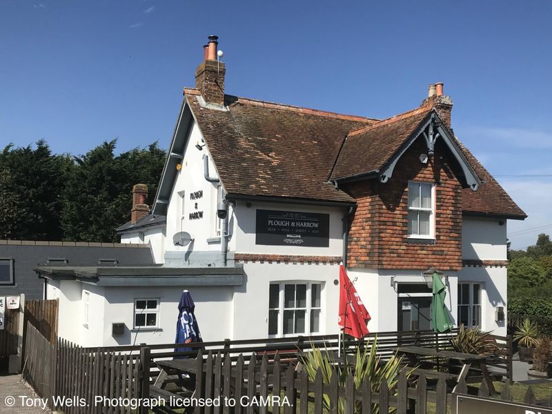 Plough & Harrow, Tilmanstone - External #1 © Tony Wells. (Pub, External, Key). Published on 29-08-2024 