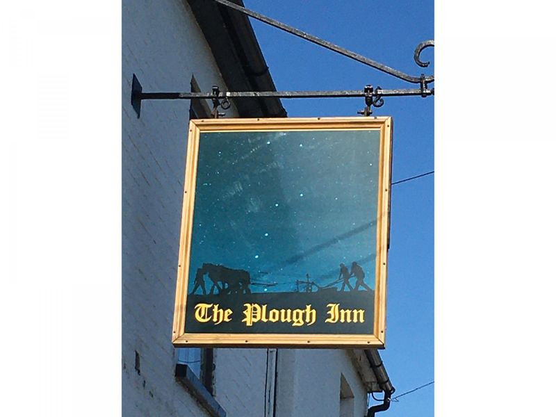 Plough Inn, Ripple - Sign © Tony Wells. (Pub, Sign). Published on 24-03-2022