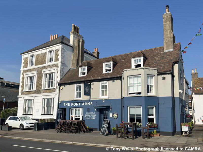 Port Arms, Deal - External #1 © Tony Wells. (Pub, External, Key). Published on 28-06-2026