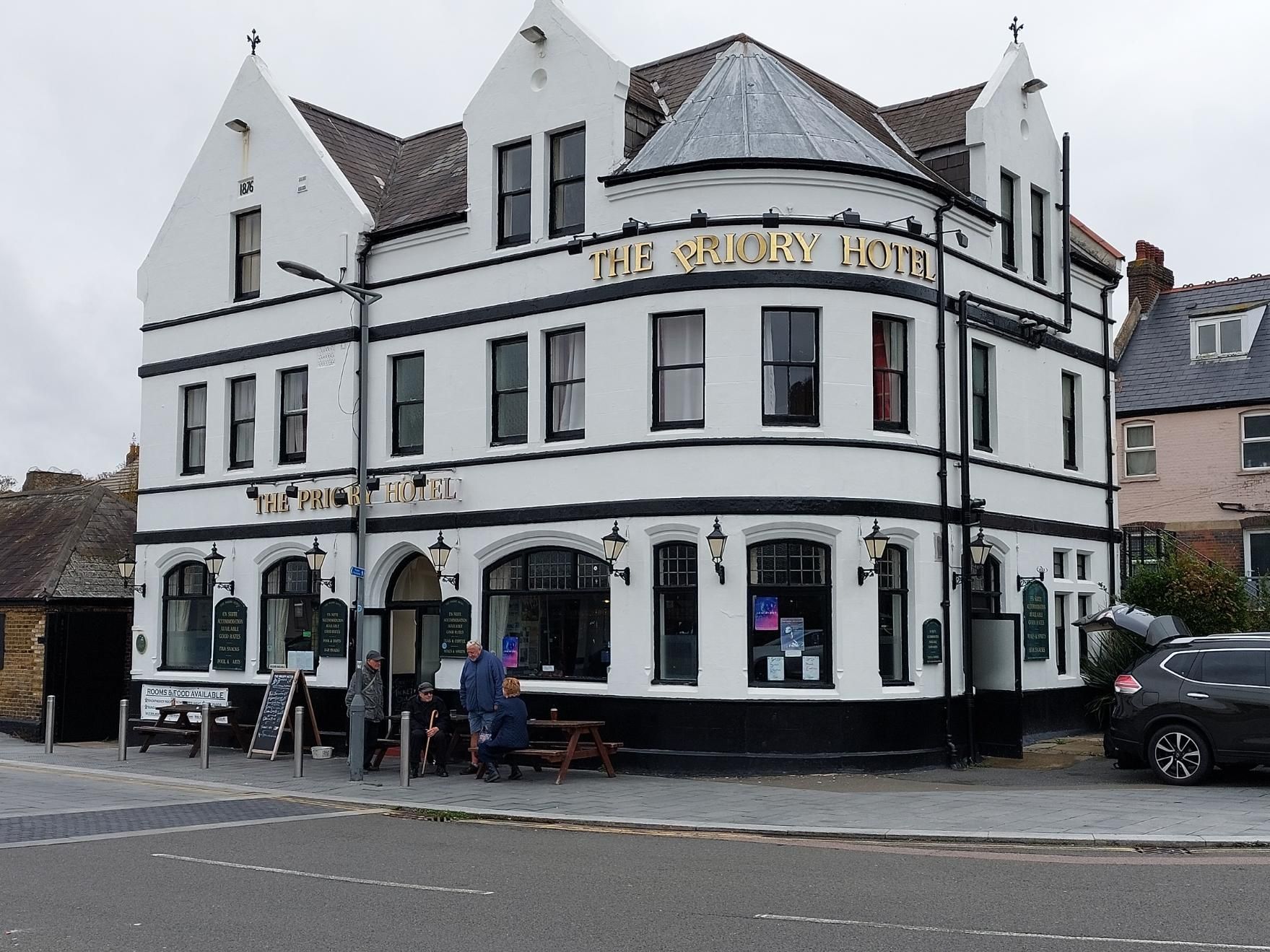 Priory Hotel, Dover - External © Steve Bell. (Pub, External, Key). Published on 19-11-2021