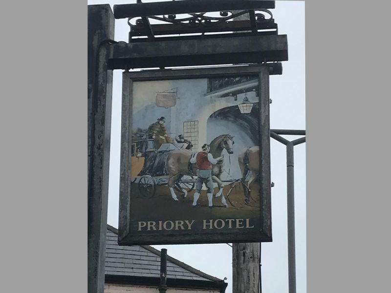 Priory Hotel, Dover - External © Tony Wells. (Pub, Sign). Published on 19-12-2024 