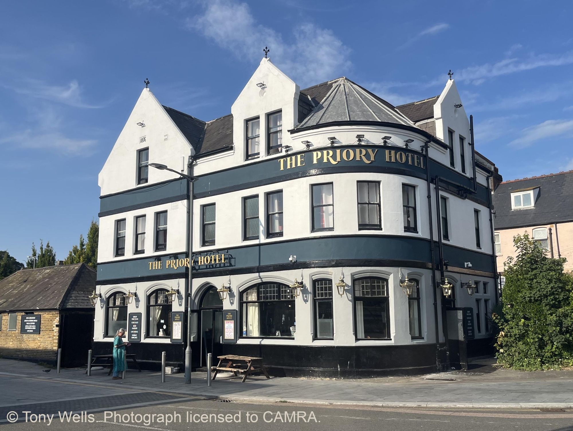 Priory Hotel, Dover - External © Tony Wells. (Pub, External, Key). Published on 04-08-2026