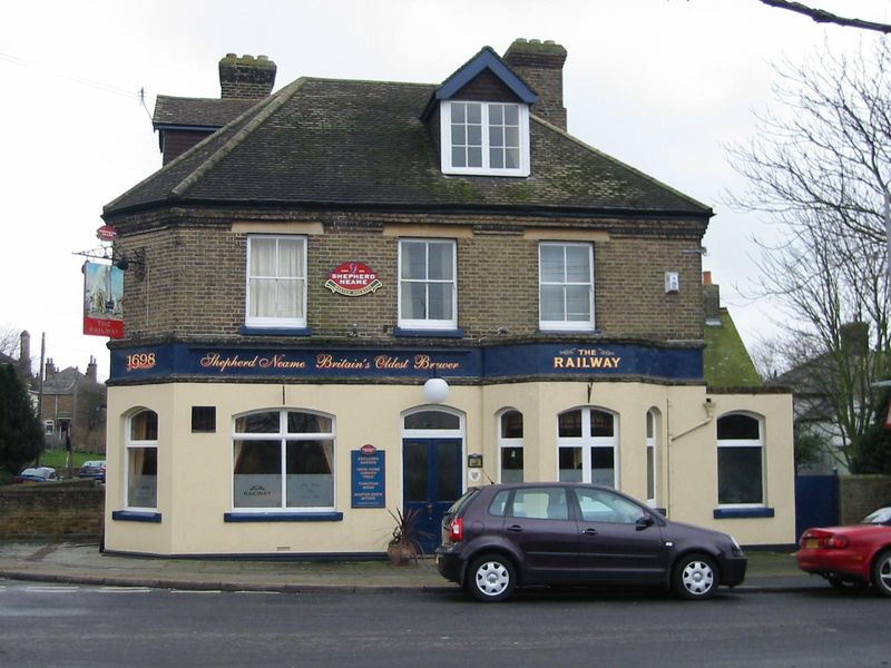 Railway, Walmer - External © Tony Wells. (Pub, External, Key). Published on 02-04-2022