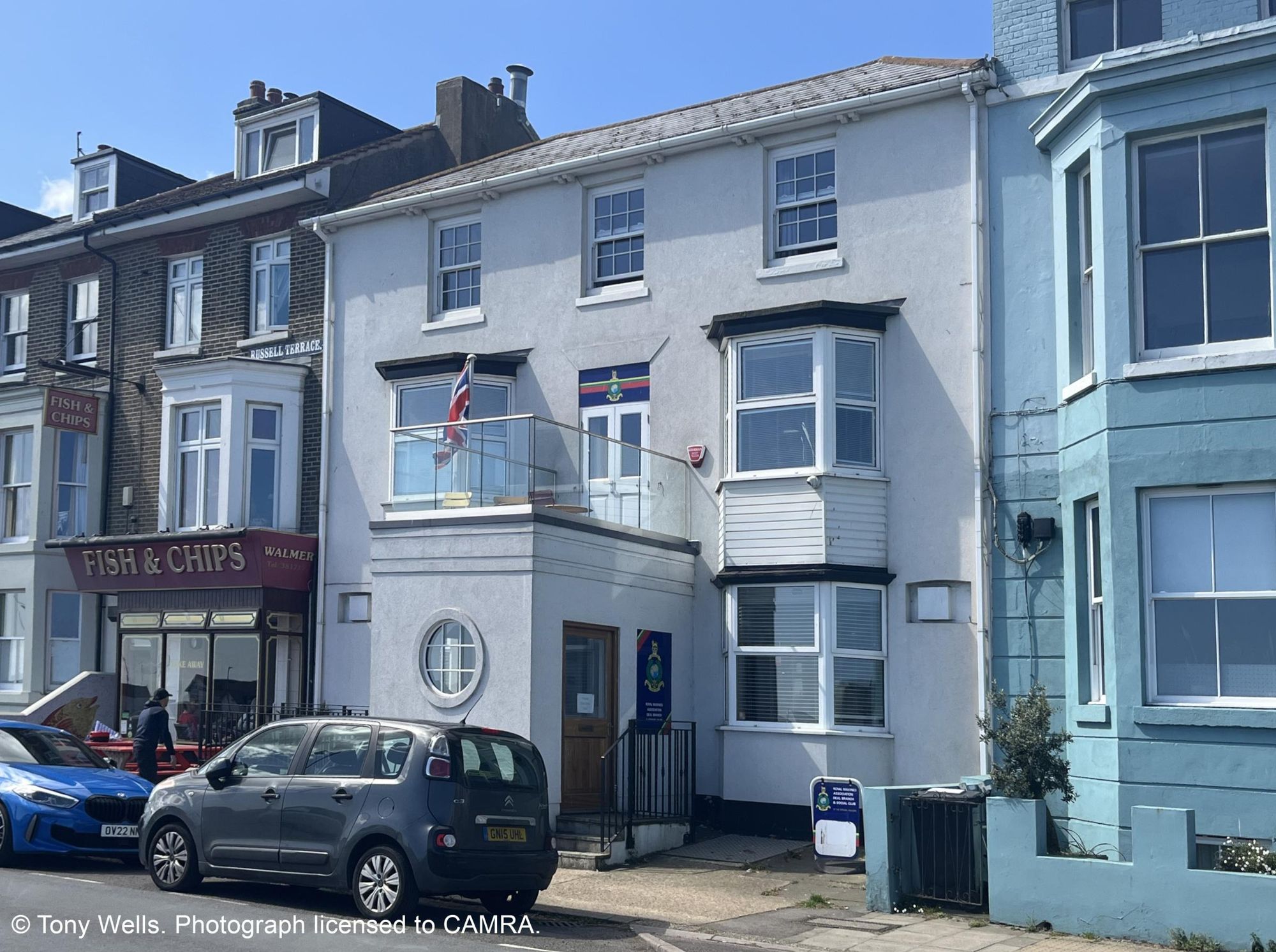 Royal Marines Association Club, Walmer - External © Tony Wells. (Pub, External, Key). Published on 19-04-2026