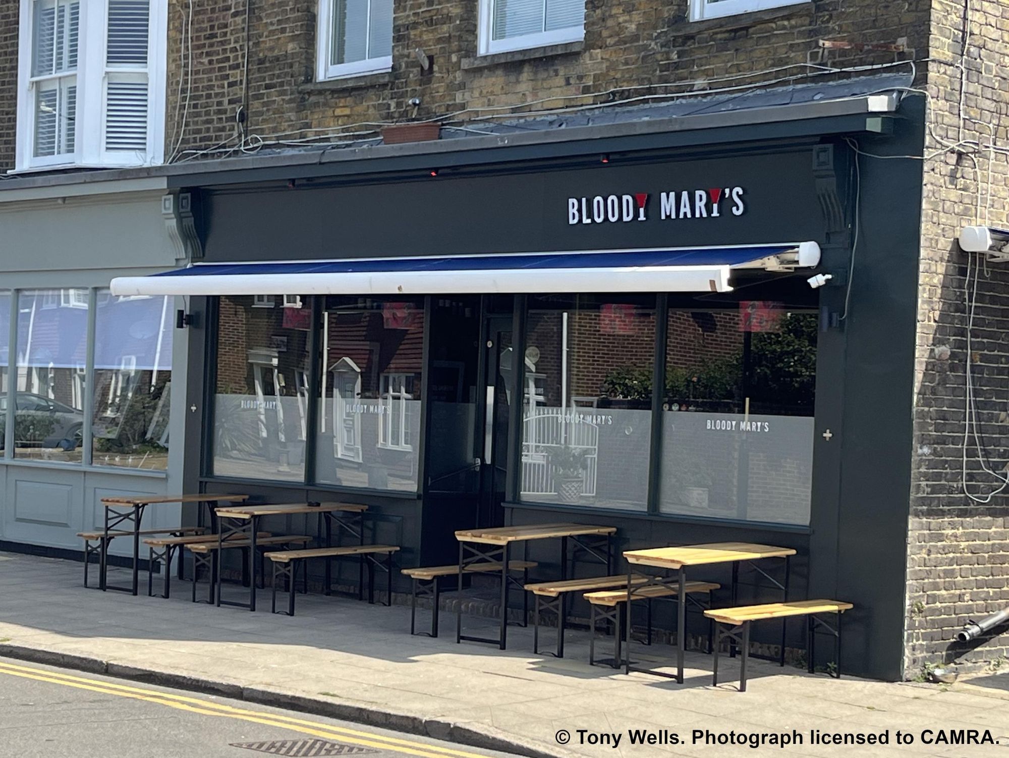 Bloody Mary's, Deal - External © Tony Wells. (Pub, External, Key). Published on 08-05-2026
