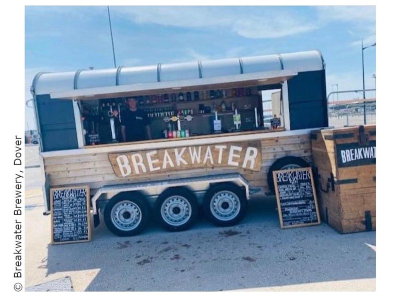 Breakwater Taproom, Dover - Mobile Bar © Breakwater Brewery. (Pub, Bar). Published on 07-10-2021 