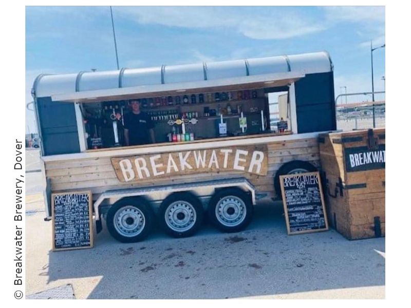 Breakwater Taproom, Dover - Mobile Bar © Breakwater Brewery. (Pub, Bar). Published on 07-10-2021