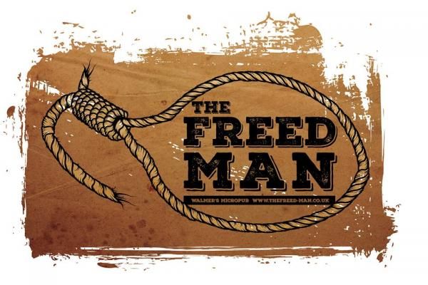 Freed Man, Walmer - Sign © Tony Wells. (Pub, Sign). Published on 22-01-2016