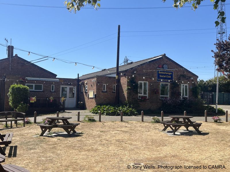 Betteshanger Social Club, Betteshanger - External © Tony Wells. (Pub, External, Key). Published on 14-08-2026