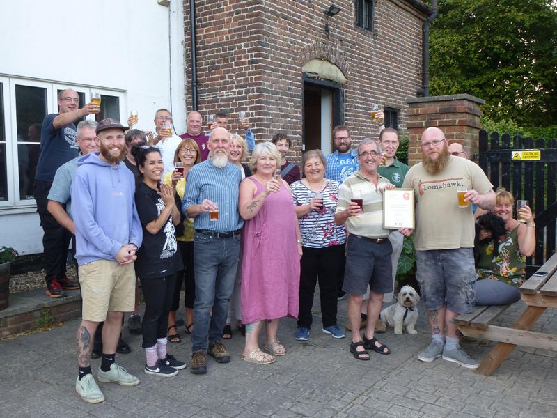 Tipsy Gardener, Shepherdswell - Award © Tony Wells. (Pub, Award). Published on 16-09-2019
