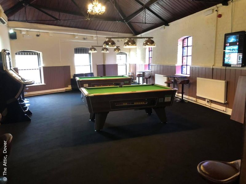 The Attic, Dover - Pool Room. (Pub, Bar). Published on 24-07-2021