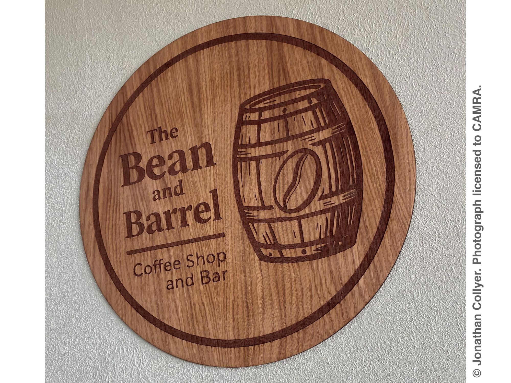 Bean & Barrel, Dover - Sign © Jonathan Collyer. (Pub, Sign). Published on 25-05-2026