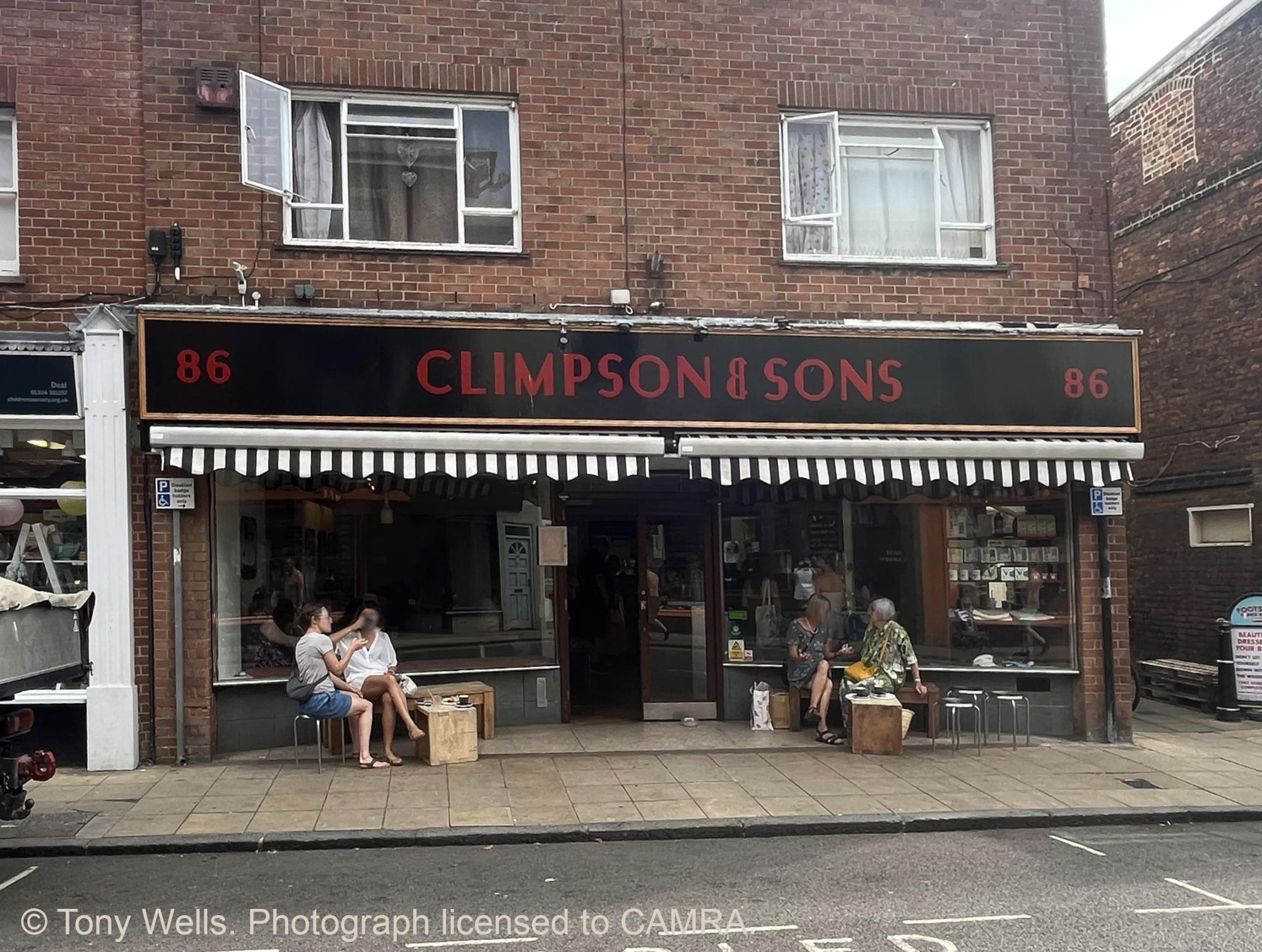 Climpson & Sons, Deal - External © Tony Wells. (Pub, External, Key). Published on 04-08-2026