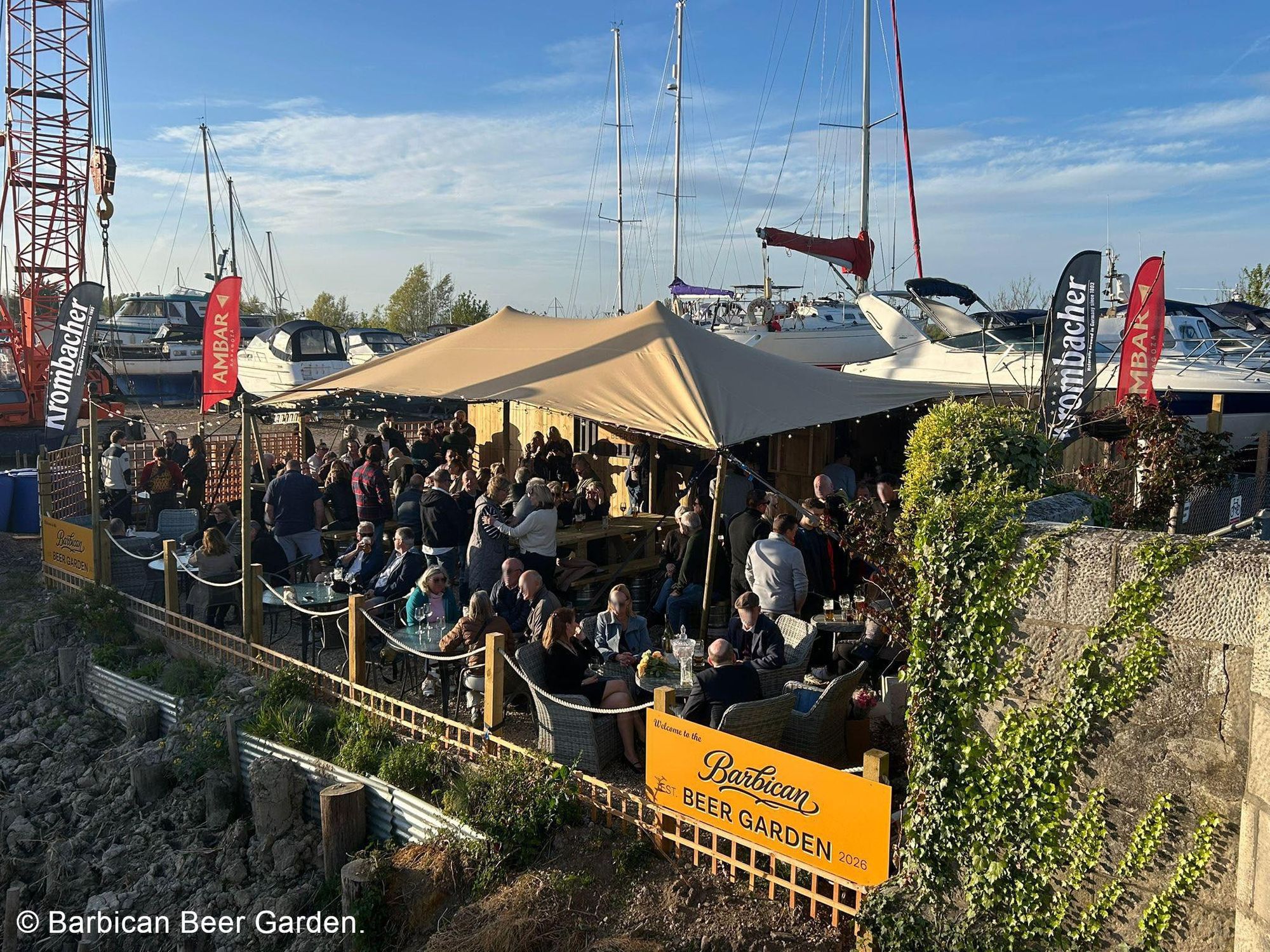 Barbican Beer Garden, Sandwich - External © Barbican Beer Garden. (Pub, External, Key). Published on 18-04-2026