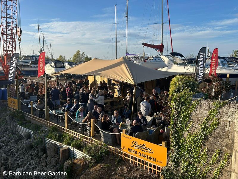 Barbican Beer Garden, Sandwich - External © Barbican Beer Garden. (Pub, External, Key). Published on 18-04-2026