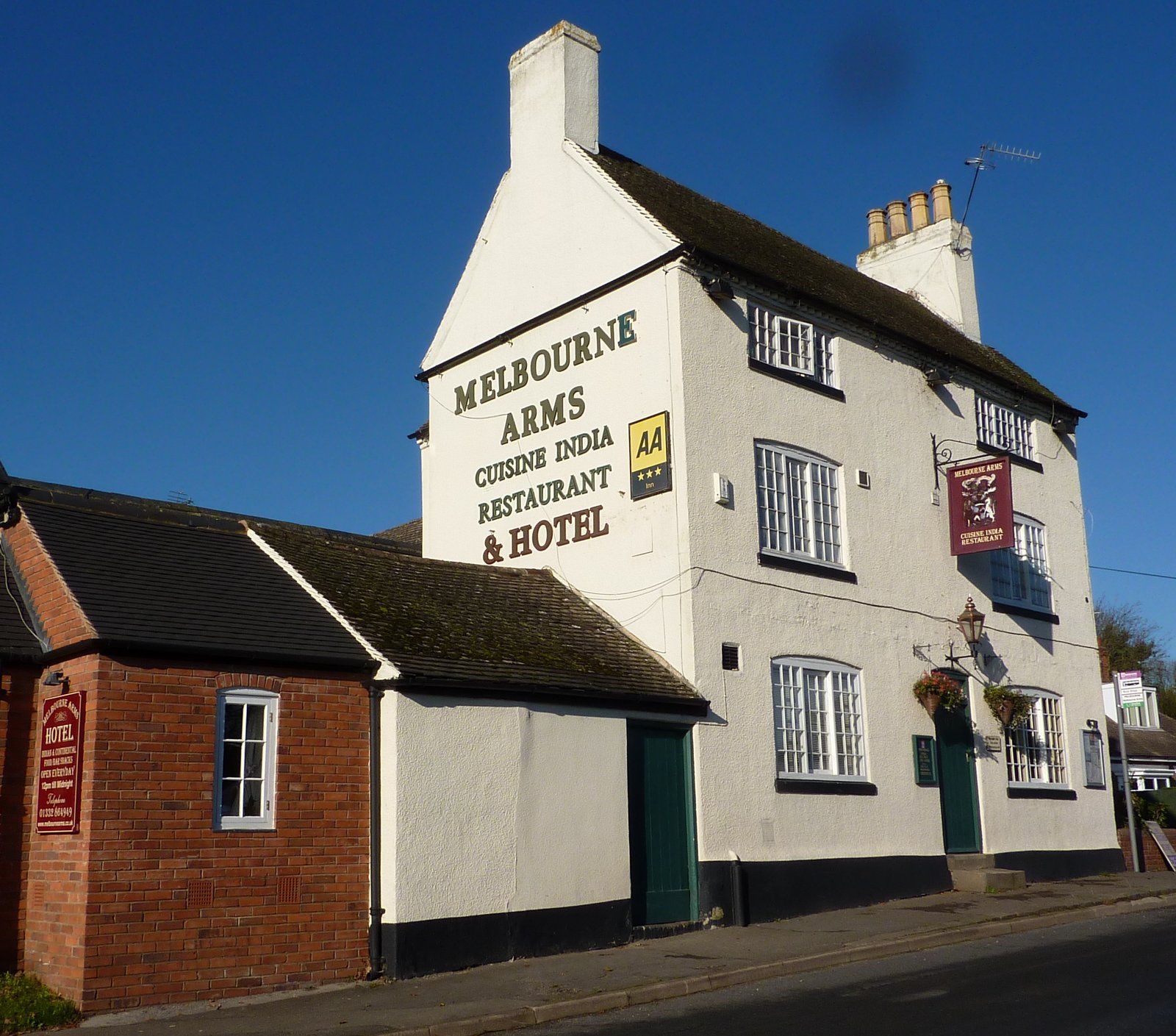 Melbourne Arms, Melbourne. (Pub, External, Key). Published on 06-11-2012