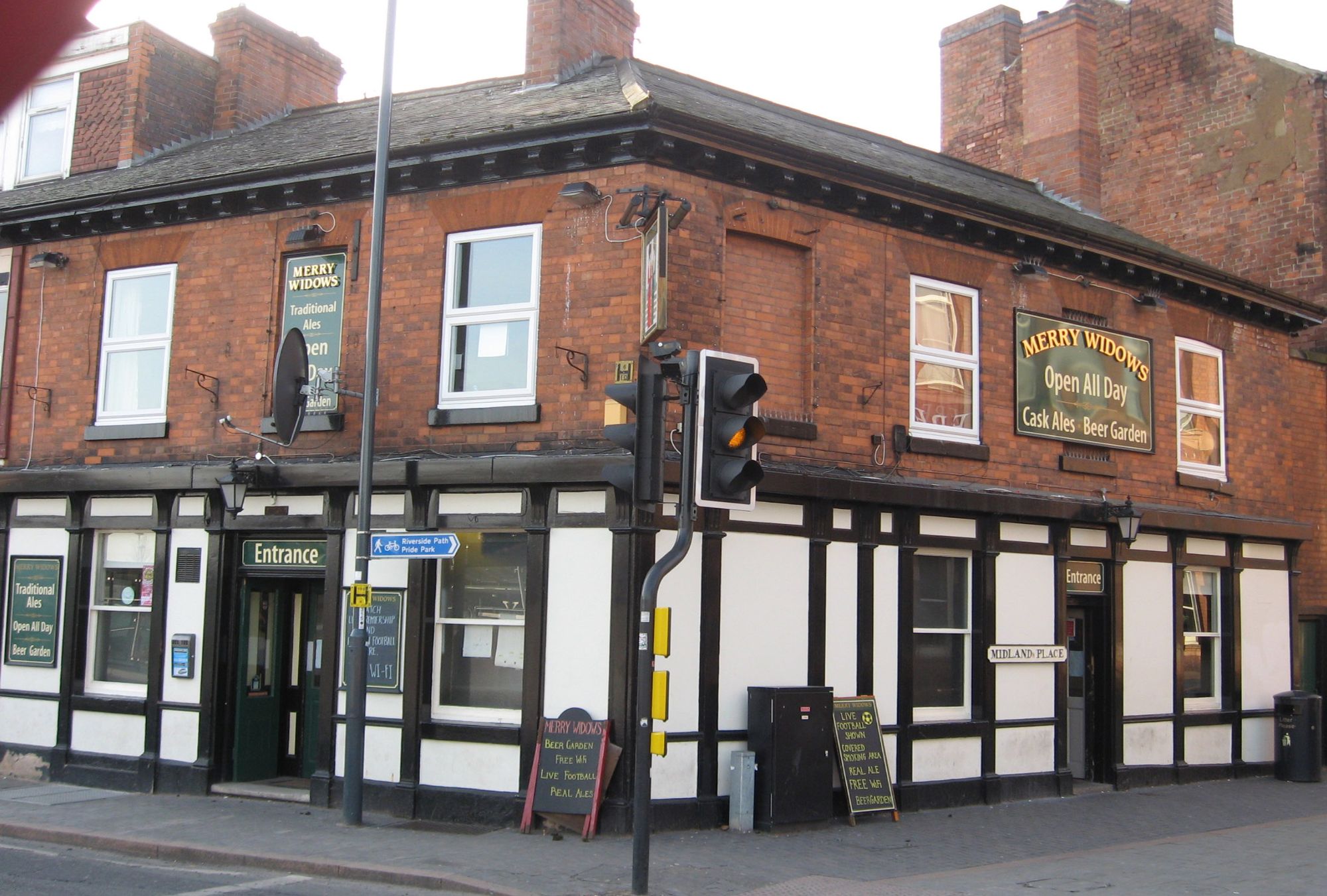 Merry Widows, Derby. (Pub, External, Key). Published on 14-03-2013