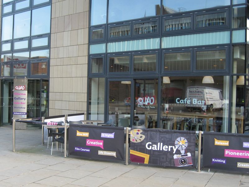 Quad Cafe Bar, Derby. (Pub, External, Key). Published on 14-03-2013