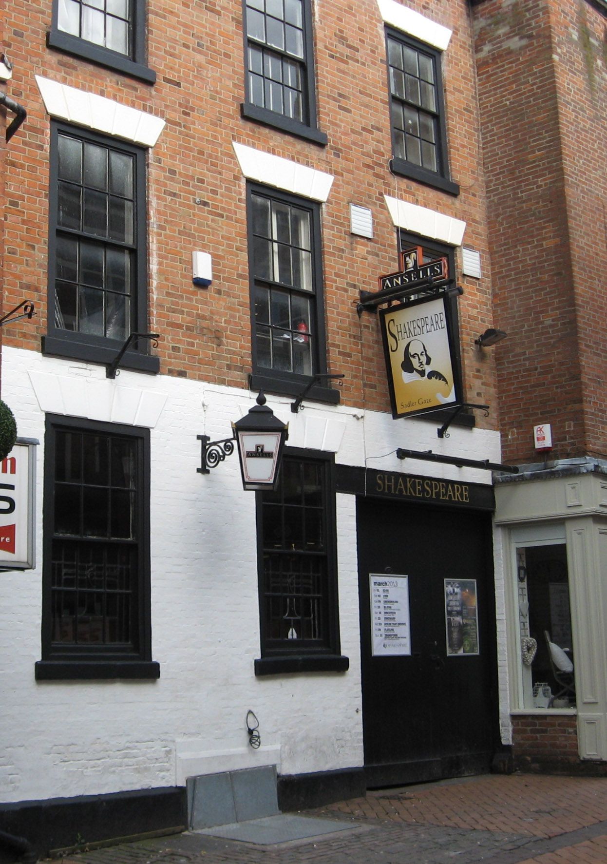 Shakespeare, Derby. (Pub, External, Key). Published on 14-03-2013