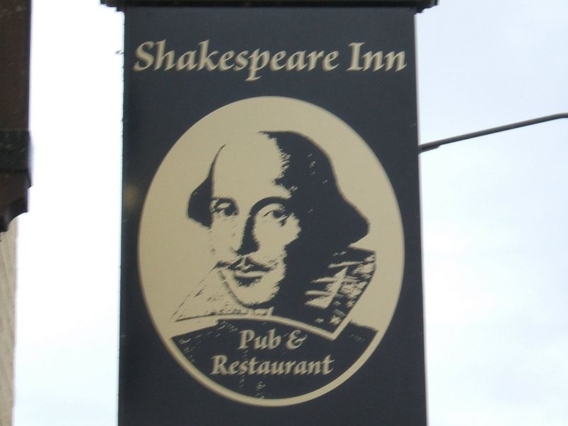 Shakespeare Inn, Shardlow - sign. (Pub, Sign). Published on 12-08-2014 