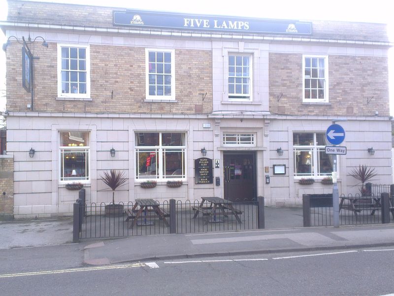 Five Lamps, Derby. (Pub, External, Key). Published on 01-04-2014 