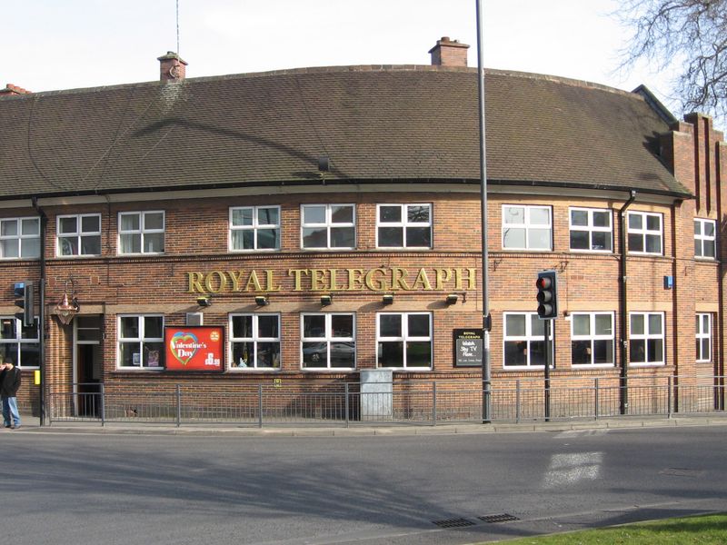 Royal Telegraph, Derby. (Pub, External). Published on 14-03-2013
