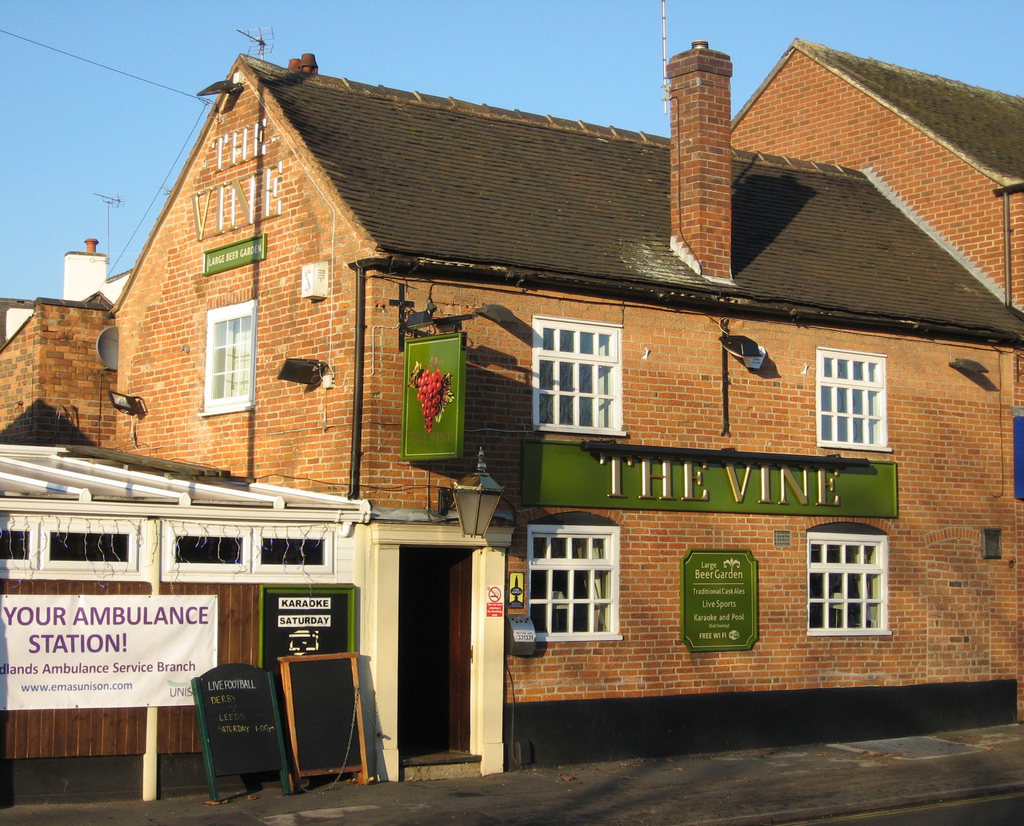 Vine, Mickleover. (Pub, External, Key). Published on 14-03-2013