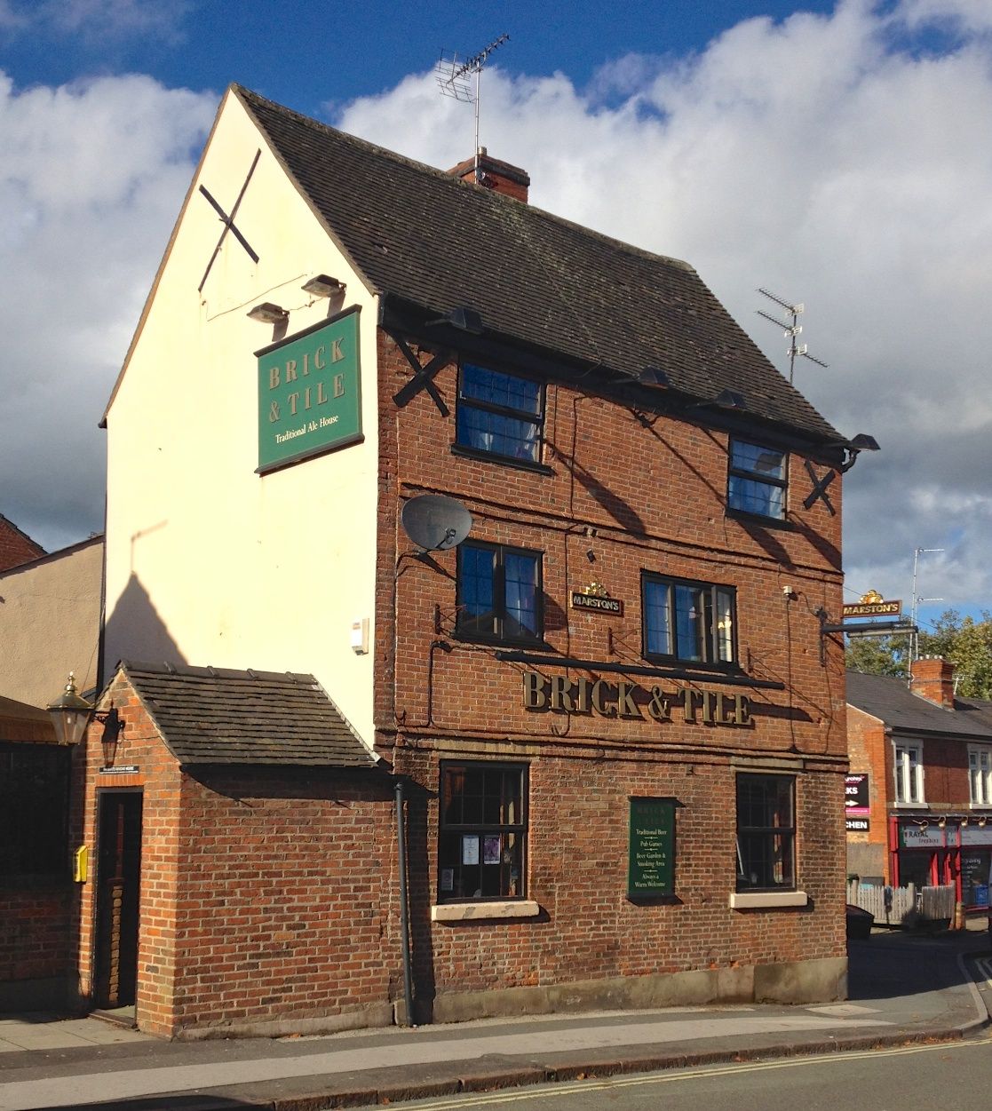 Brick & Tile, Derby. (Pub, External, Key). Published on 24-10-2013