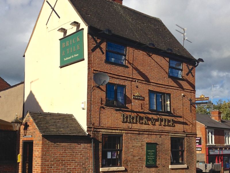 Brick & Tile, Derby. (Pub, External, Key). Published on 24-10-2013 