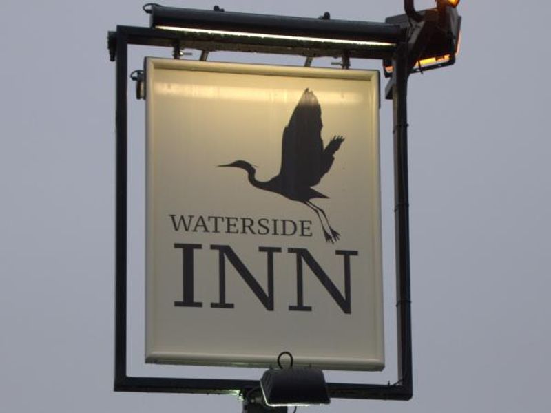 Waterside Inn, Derby - pub sign. (Sign). Published on 17-11-2015