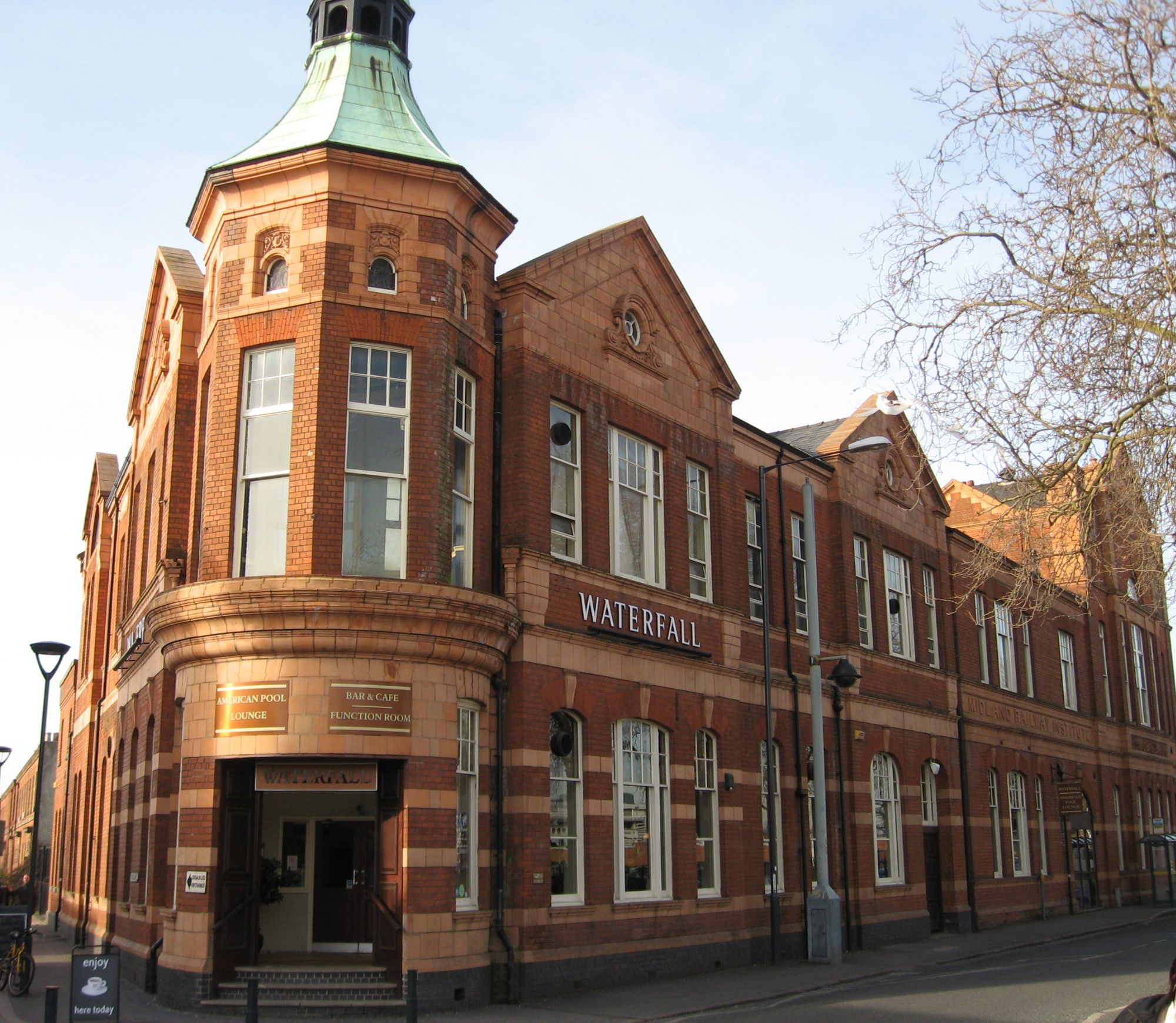 Waterfall, Derby. (Pub, External, Key). Published on 14-03-2013