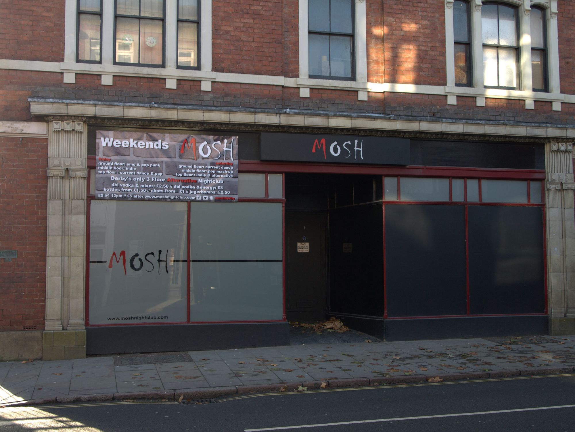 Mosh, Derby. (Pub, External, Key). Published on 12-12-2014