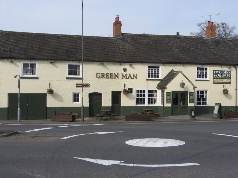 Green Man, Willington. (Pub, External, Key). Published on 14-03-2014 