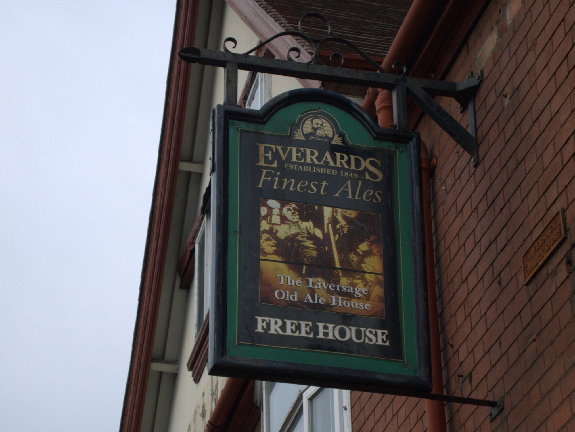 Liversage Arms, Derby - sign. (Pub, Sign). Published on 11-12-2014