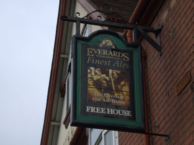 Liversage Arms, Derby - sign. (Pub, Sign). Published on 11-12-2014