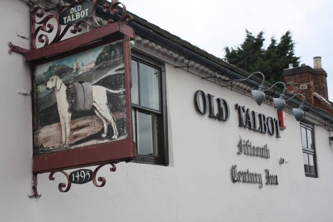 Old Talbot, Hilton - sign. (Pub). Published on 10-04-2013