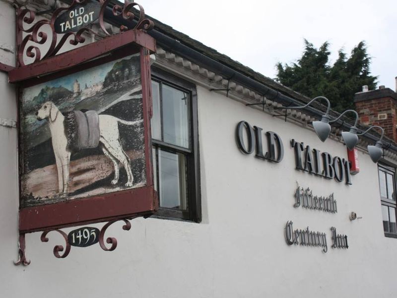 Old Talbot, Hilton - sign. (Pub). Published on 10-04-2013