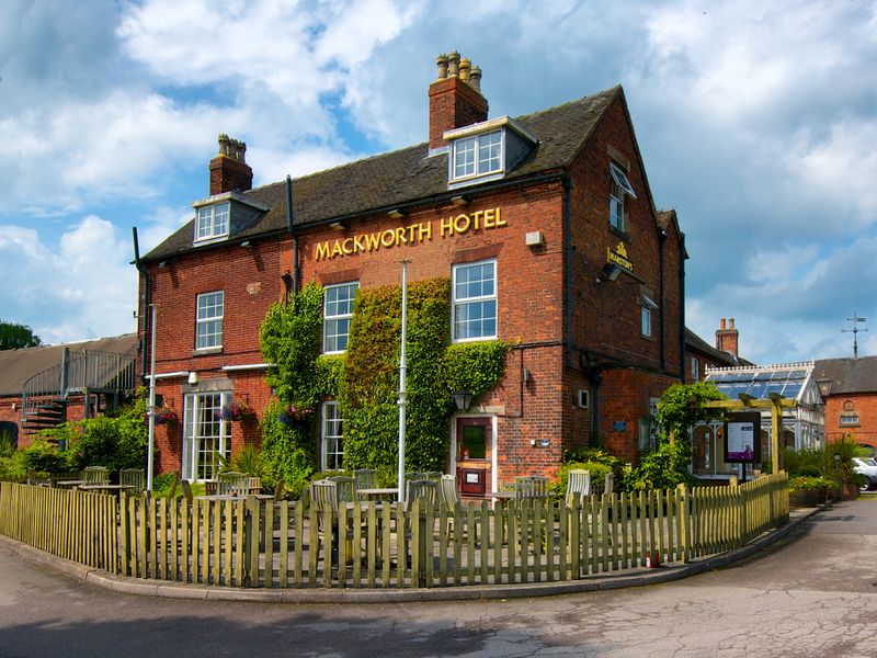 Mackworth Hotel, Mackworth. (Pub, External, Garden, Sign, Key). Published on 10-06-2014