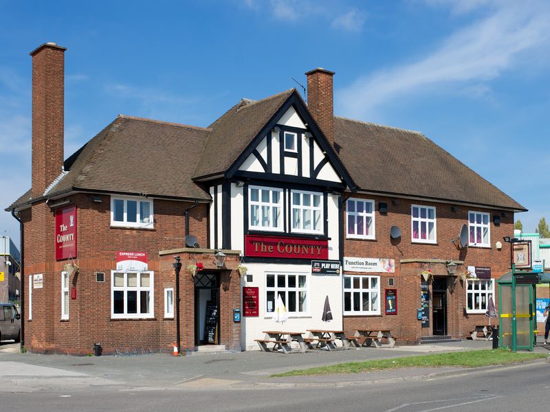 County Hotel, Sinfin, Derby. (Pub, External, Key). Published on 09-09-2014