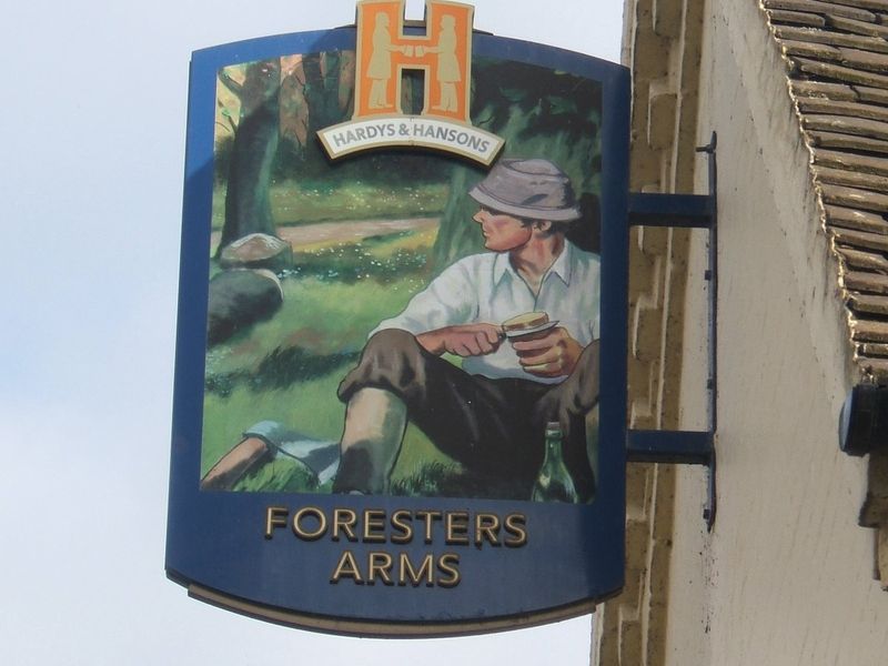 Foresters Arms, Scropton - sign. (Pub, Sign). Published on 16-09-2013