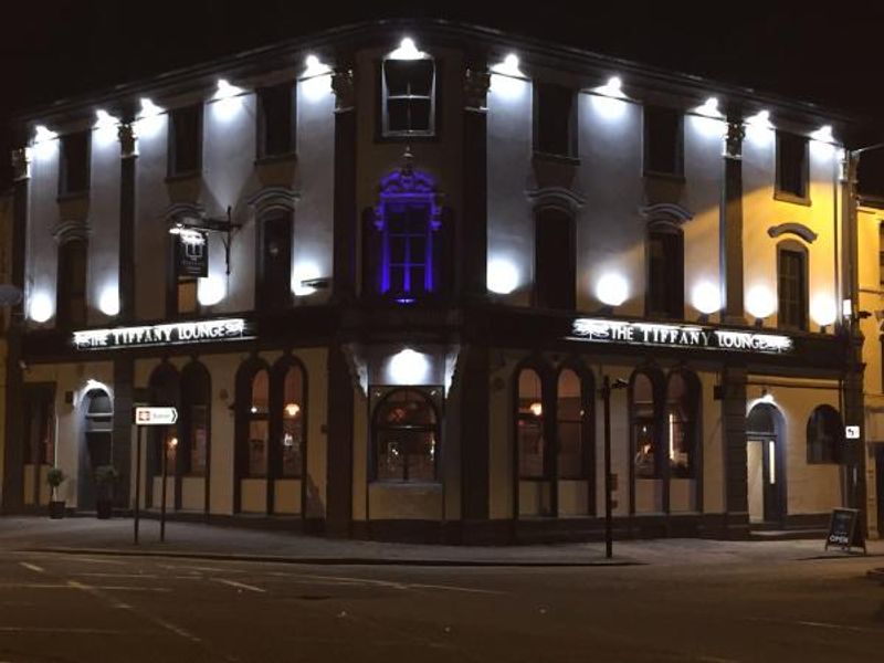 Tiffany Lounge, Derby - At night. (Pub, External, Key). Published on 03-02-2016