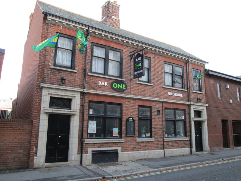 Bar One, Derby. (Pub, External, Key). Published on 03-11-2012 