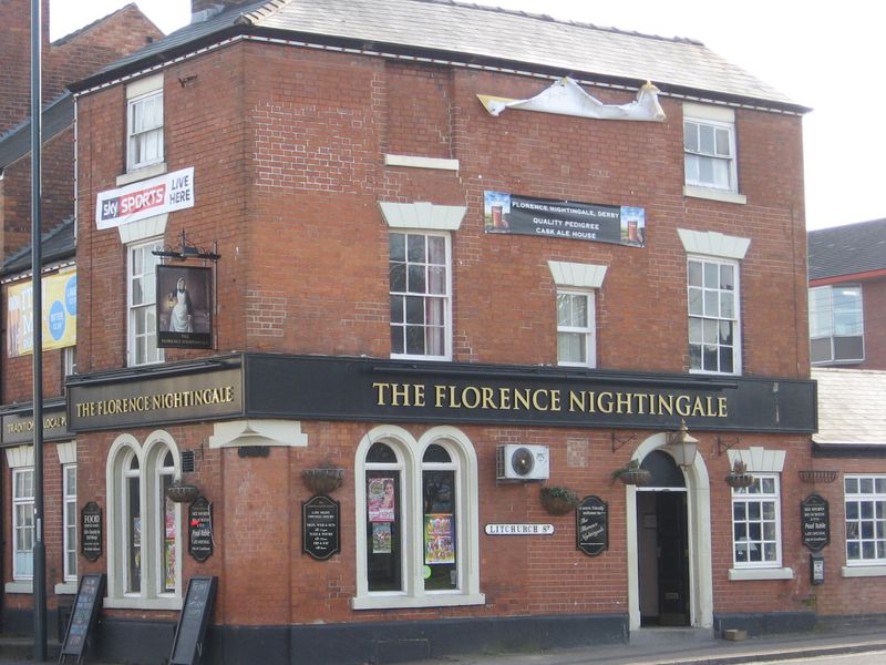 Florence Nightingale, Derby. (Pub, External, Key). Published on 14-03-2013
