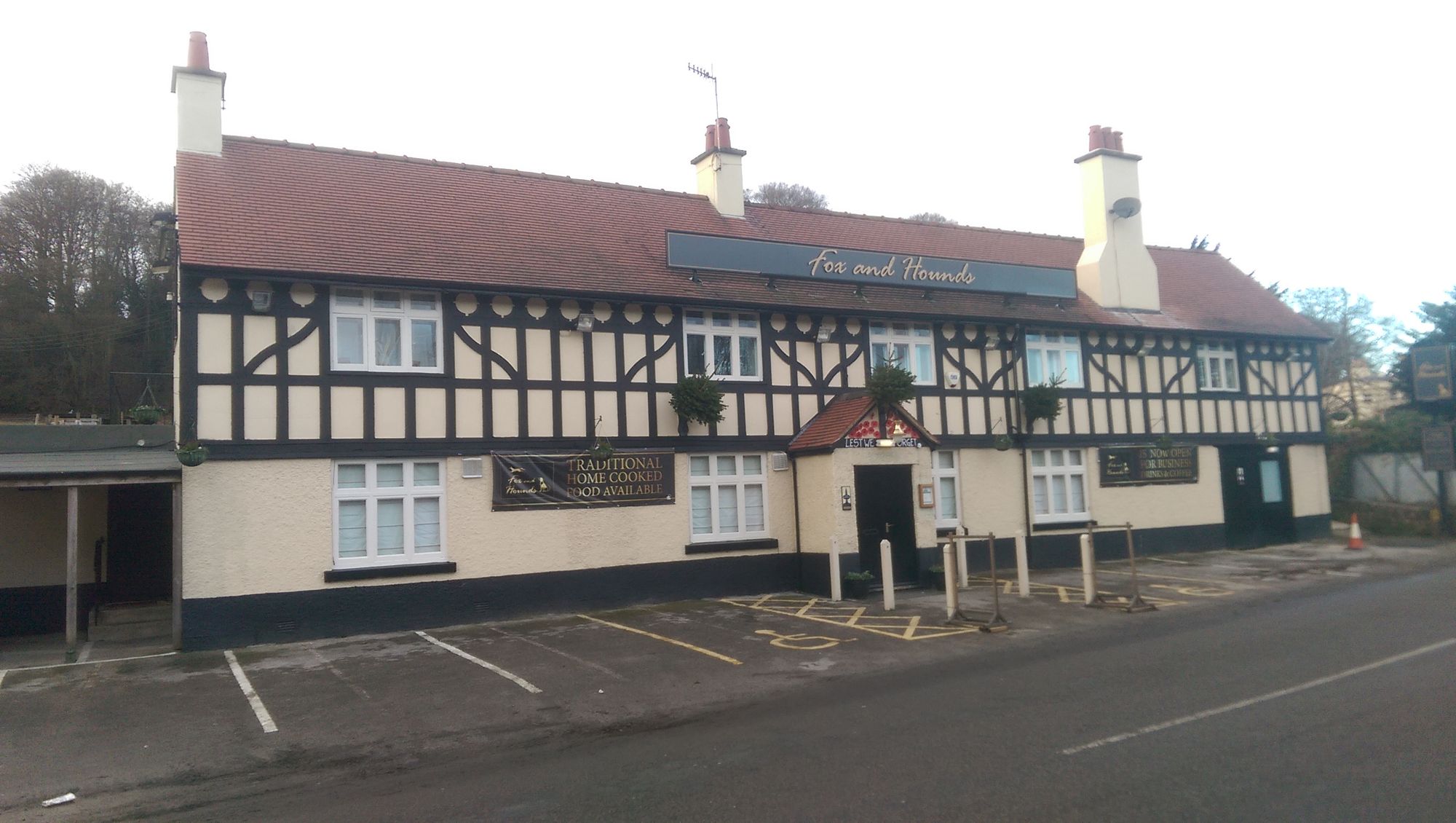 Fox & Hounds, Coxbench. (Pub, External, Key). Published on 22-02-2015