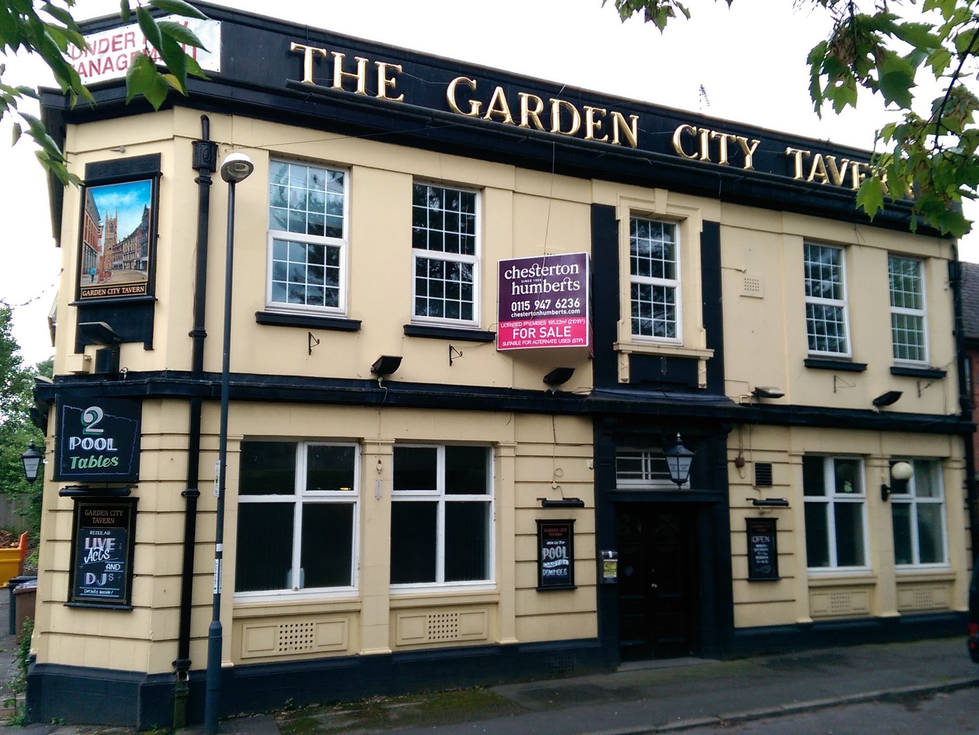 Garden City, Little Chester, Derby. (Pub, External, Key). Published on 04-06-2014