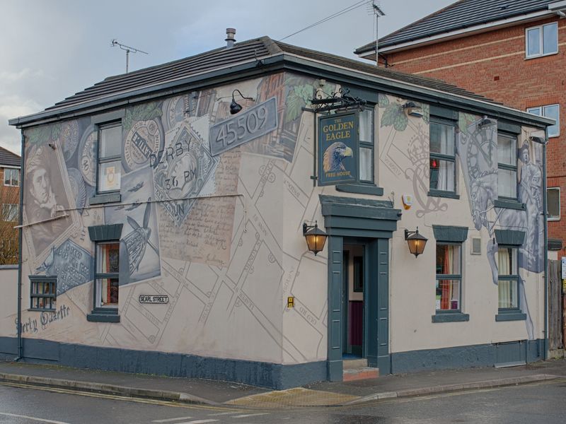 Golden Eagle, Derby. (Pub, External, Key). Published on 27-03-2014