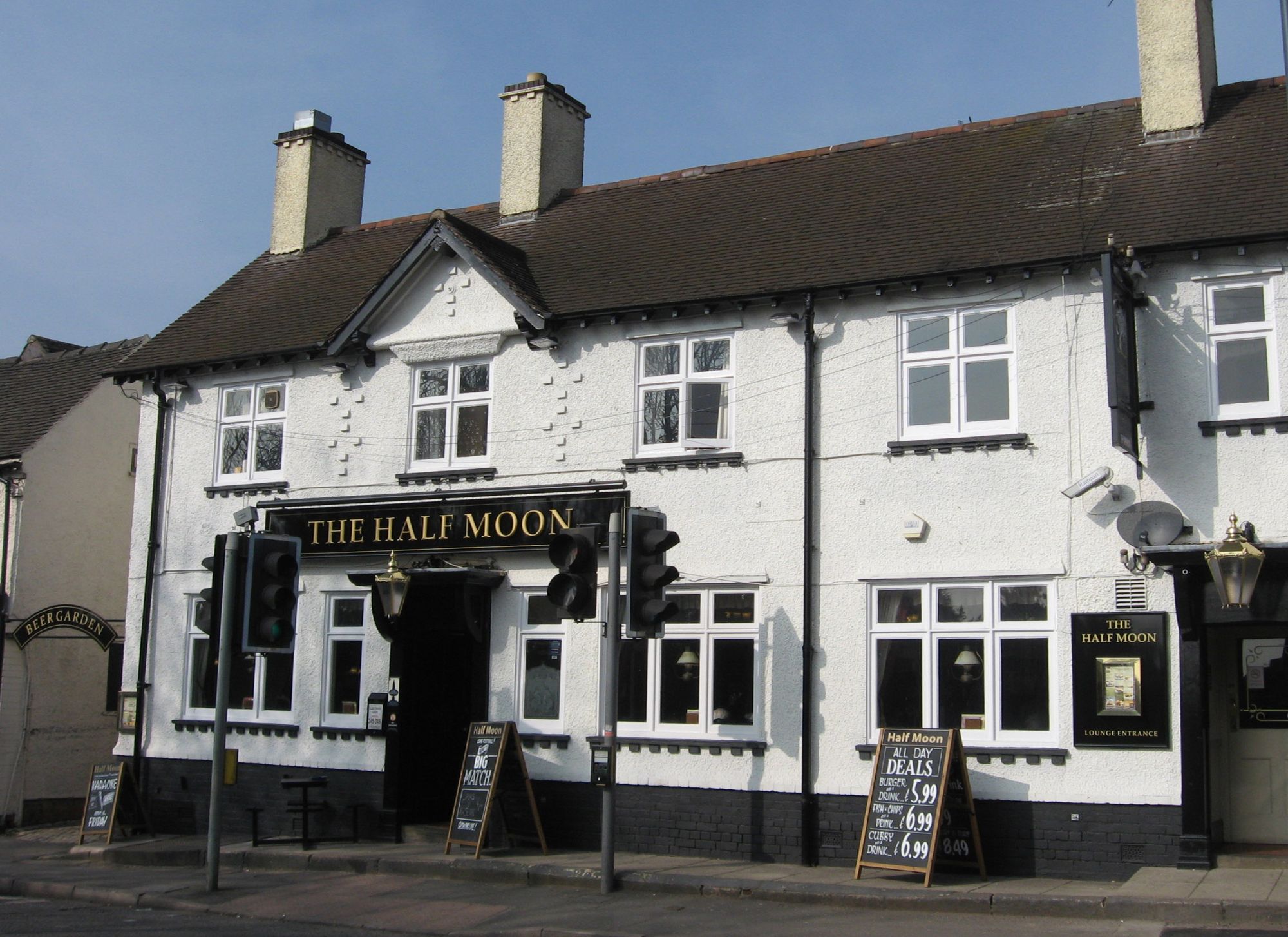 Half Moon, Littleover. (Pub, External, Key). Published on 14-03-2013