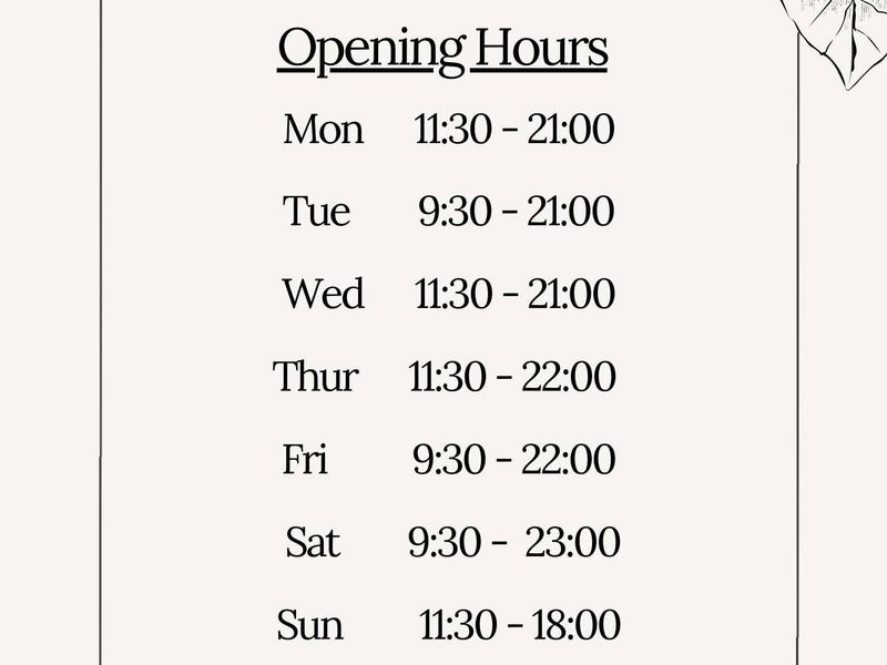 Winter opening hours. Published on 21-11-2025 