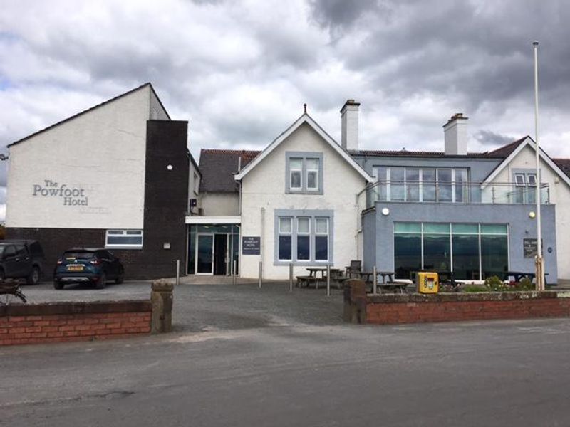 Powfoot Hotel (Photo: Jim McMahon 28/04/2024). (Pub, External, Sign, Key). Published on 28-05-2024 