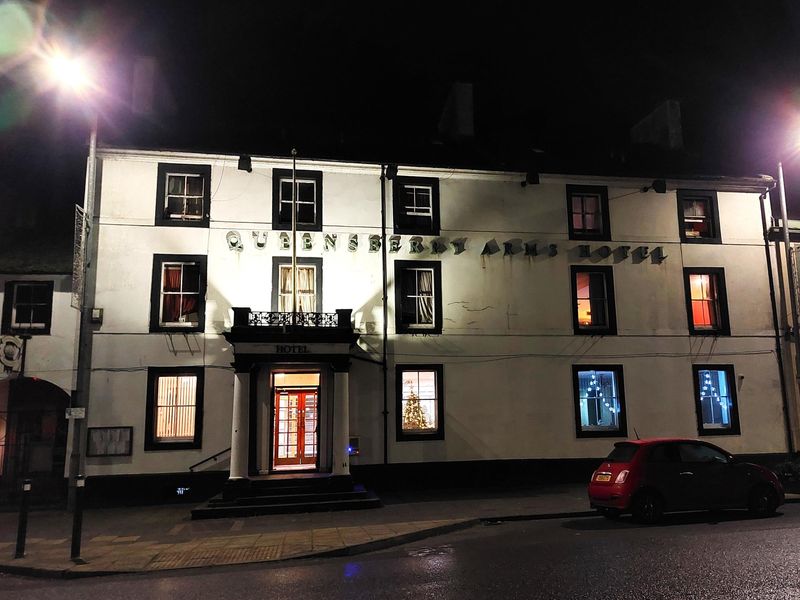 Queensberry Arms Hotel (Photo: Quinten Taylor - 30/11/2023). (Pub, External, Sign). Published on 28-02-2024